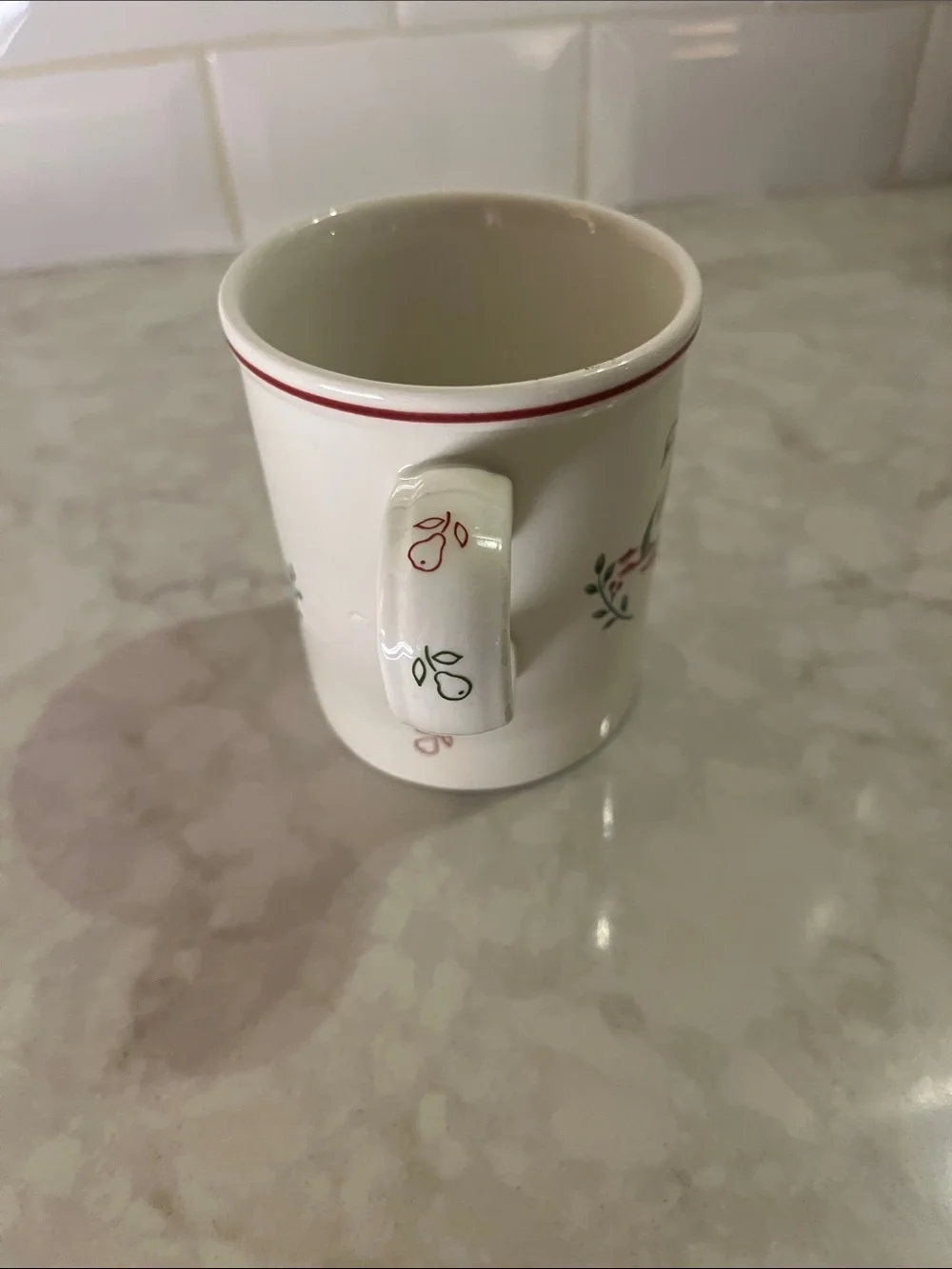 VINTAGE 12 Days of Christmas Mug Johnson Brothers Swans a Swimming